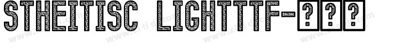 STHeitiSC Lightttf字体转换